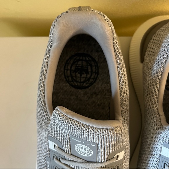 NEW Peter Millar Women’s Hyperlight Apollo Sneaker Light Gray Size 7 - NO BOX - Picture 6 of 13